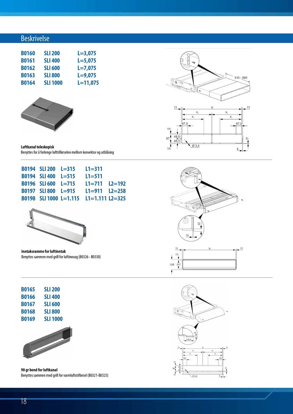 B097 SLI 800 L=95 L=9