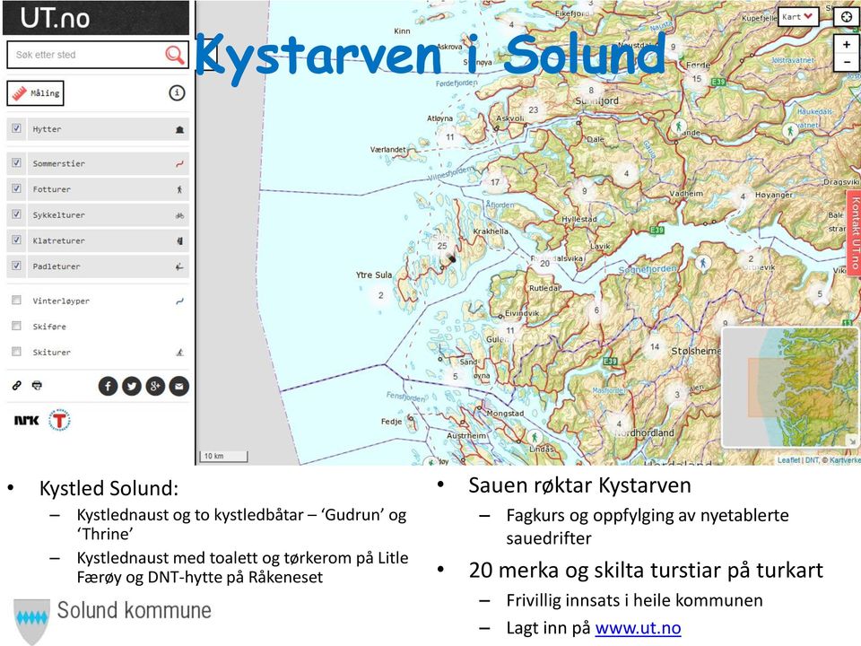 Råkeneset Sauen røktar Kystarven Fagkurs og oppfylging av nyetablerte sauedrifter