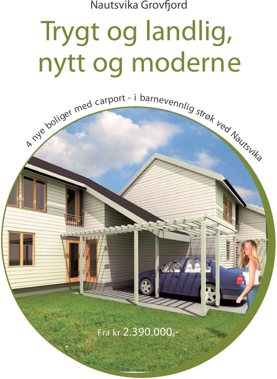 boliger med carport - i