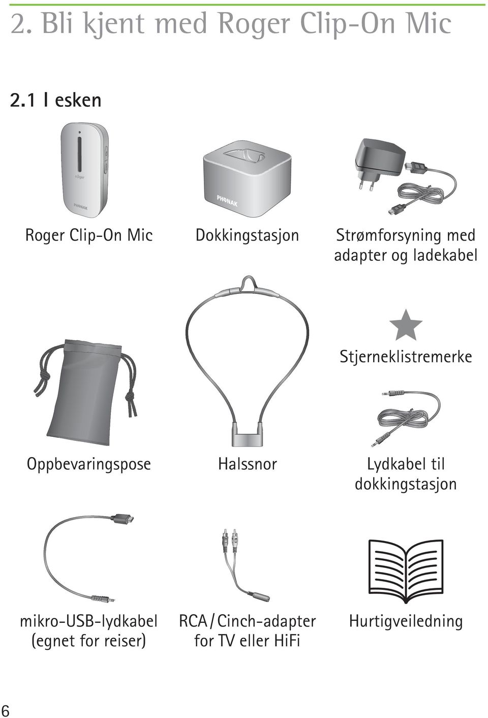 og ladekabel Stjerneklistremerke Oppbevaringspose Halssnor Lydkabel til