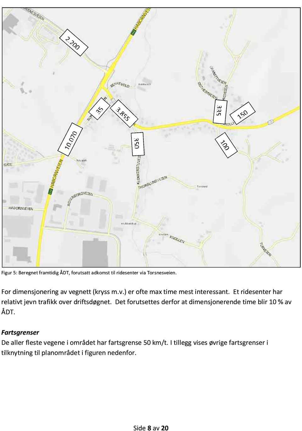 Et ridesenter har relativt jevn trafikk over driftsdøgnet.