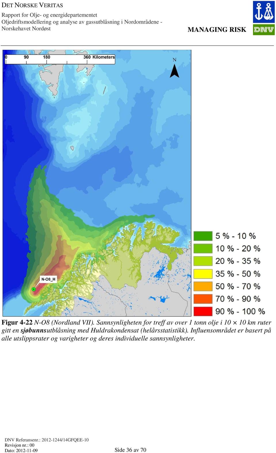 sjøbunnsutblåsning med Huldrakondensat (helårsstatistikk).