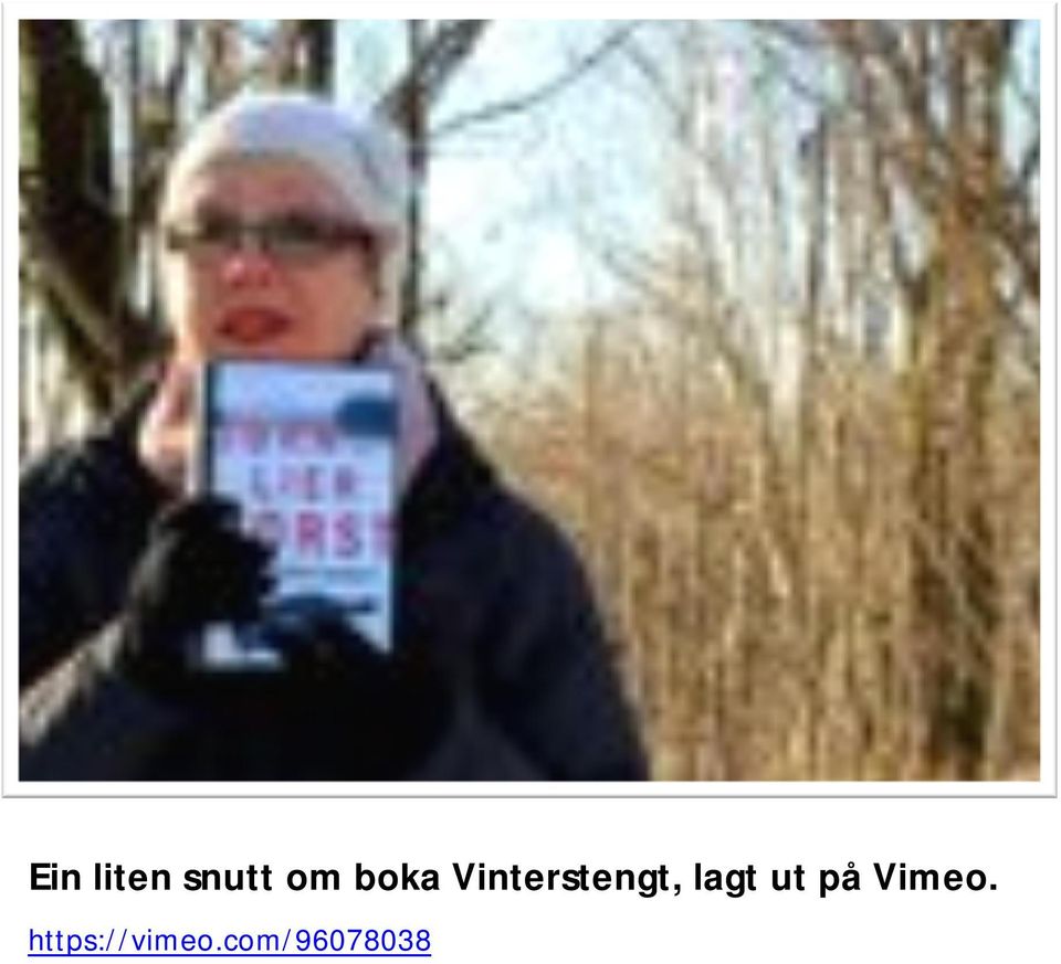 lagt ut på Vimeo.