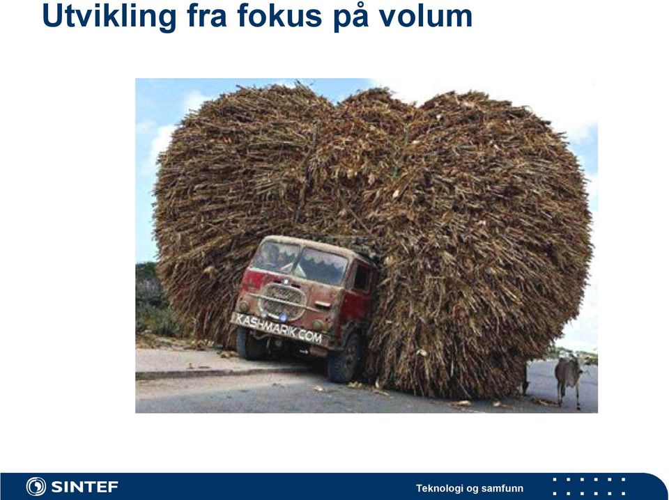 på volum