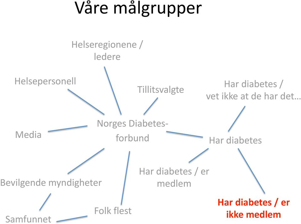 Norges Diabetes forbund Har diabetes Bevilgende myndigheter