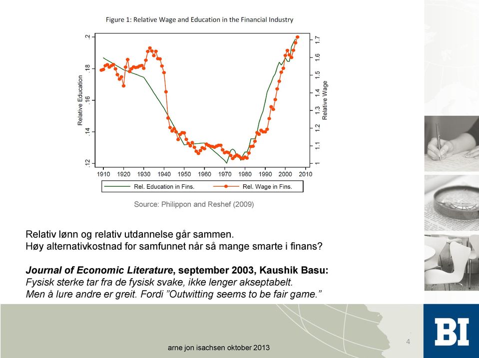 Journal of Economic Literature, september 2003, Kaushik Basu: Fysisk sterke tar fra