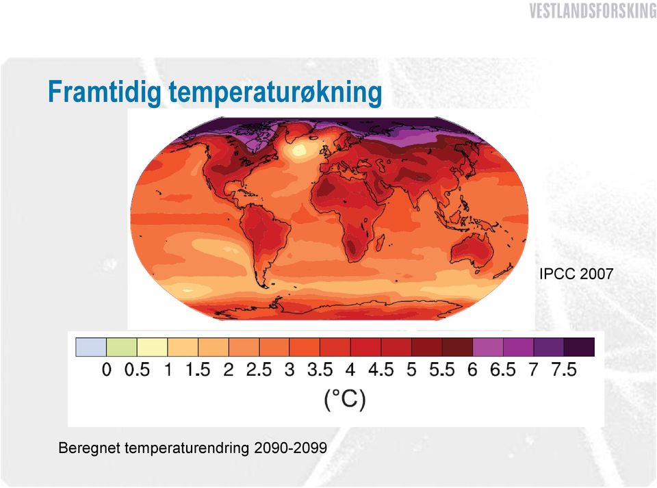 IPCC 2007 Beregnet