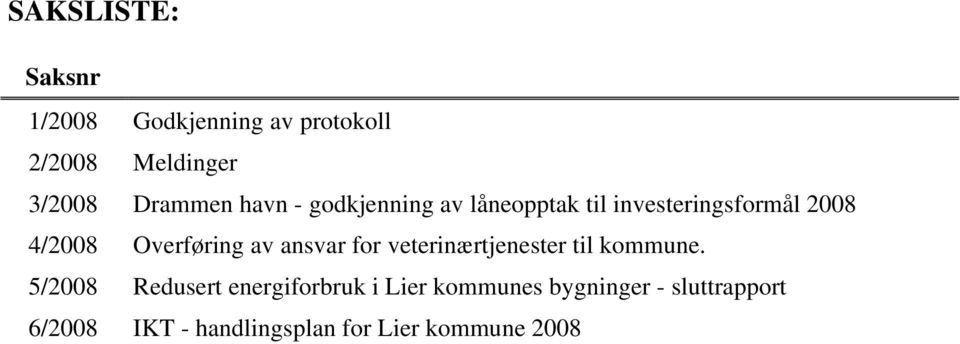 ansvar for veterinærtjenester til kommune.