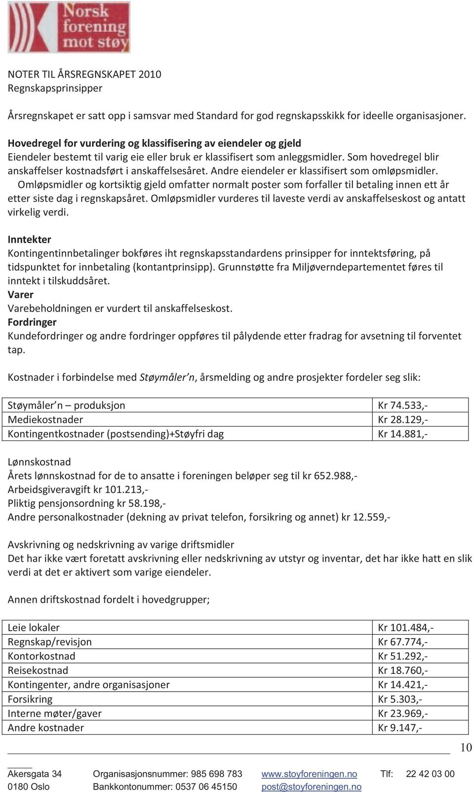 Som hovedregel blir anskaffelser kostnadsført i anskaffelsesåret. Andre eiendeler er klassifisert som omløpsmidler.