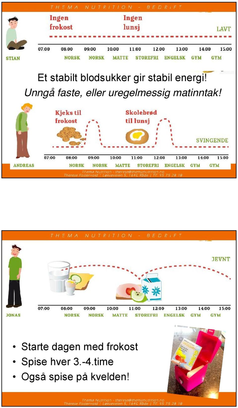 Unngå faste, eller uregelmessig