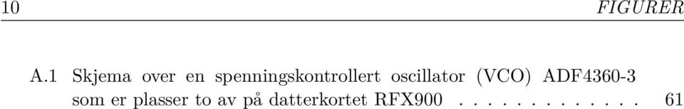 spenningskontrollert oscillator