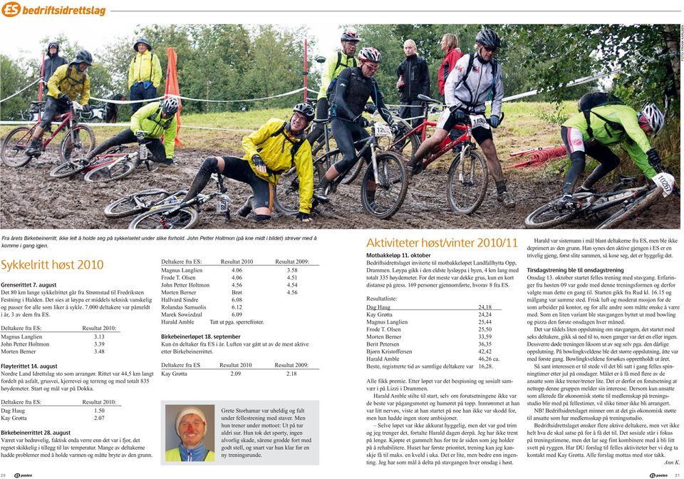 august Det 80 km lange sykkelrittet går fra Strømstad til Fredriksten Festning i Halden. Det sies at løypa er middels teknisk vanskelig og passer for alle som liker å sykle. 7.