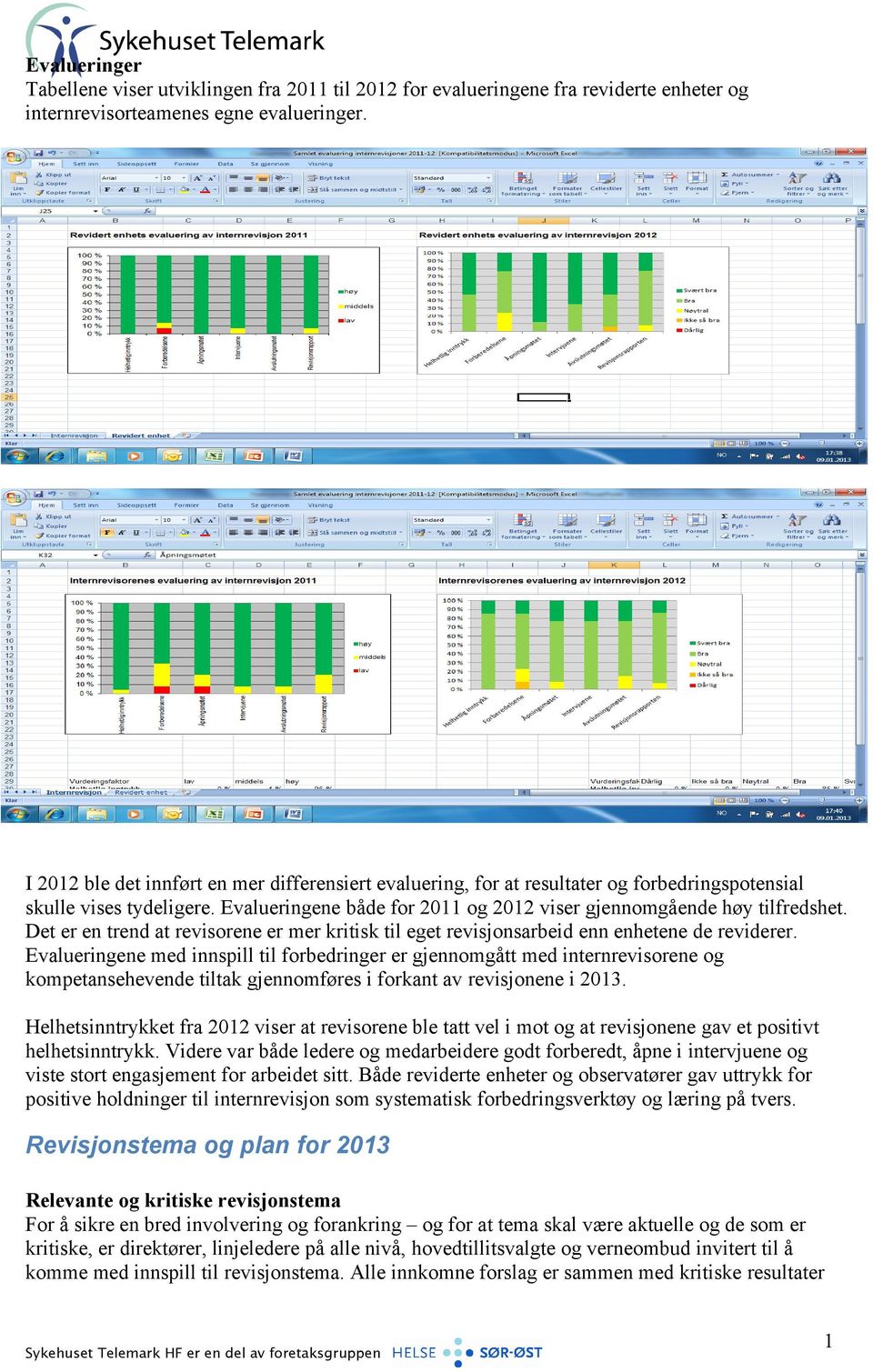 Det er en trend at revisorene er mer kritisk til eget revisjonsarbeid enn enhetene de reviderer.