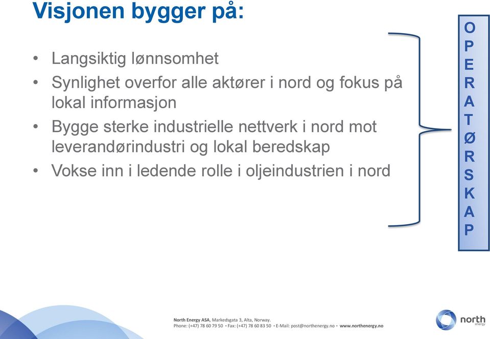 industrielle nettverk i nord mot leverandørindustri og lokal