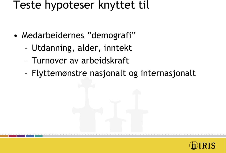 alder, inntekt Turnover av