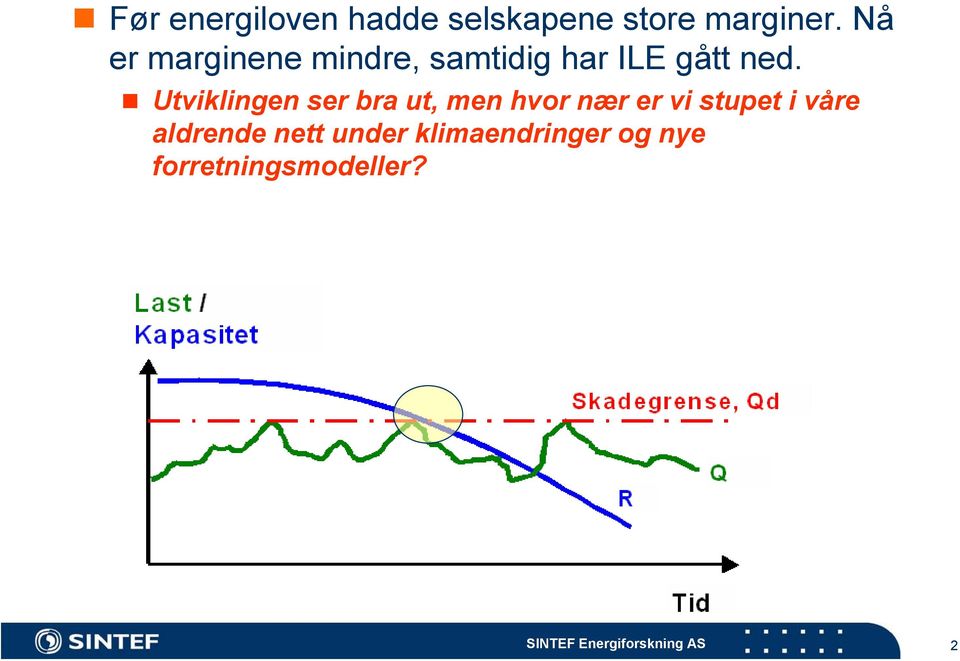 Utviklingen ser bra ut, men hvor nær er vi stupet i