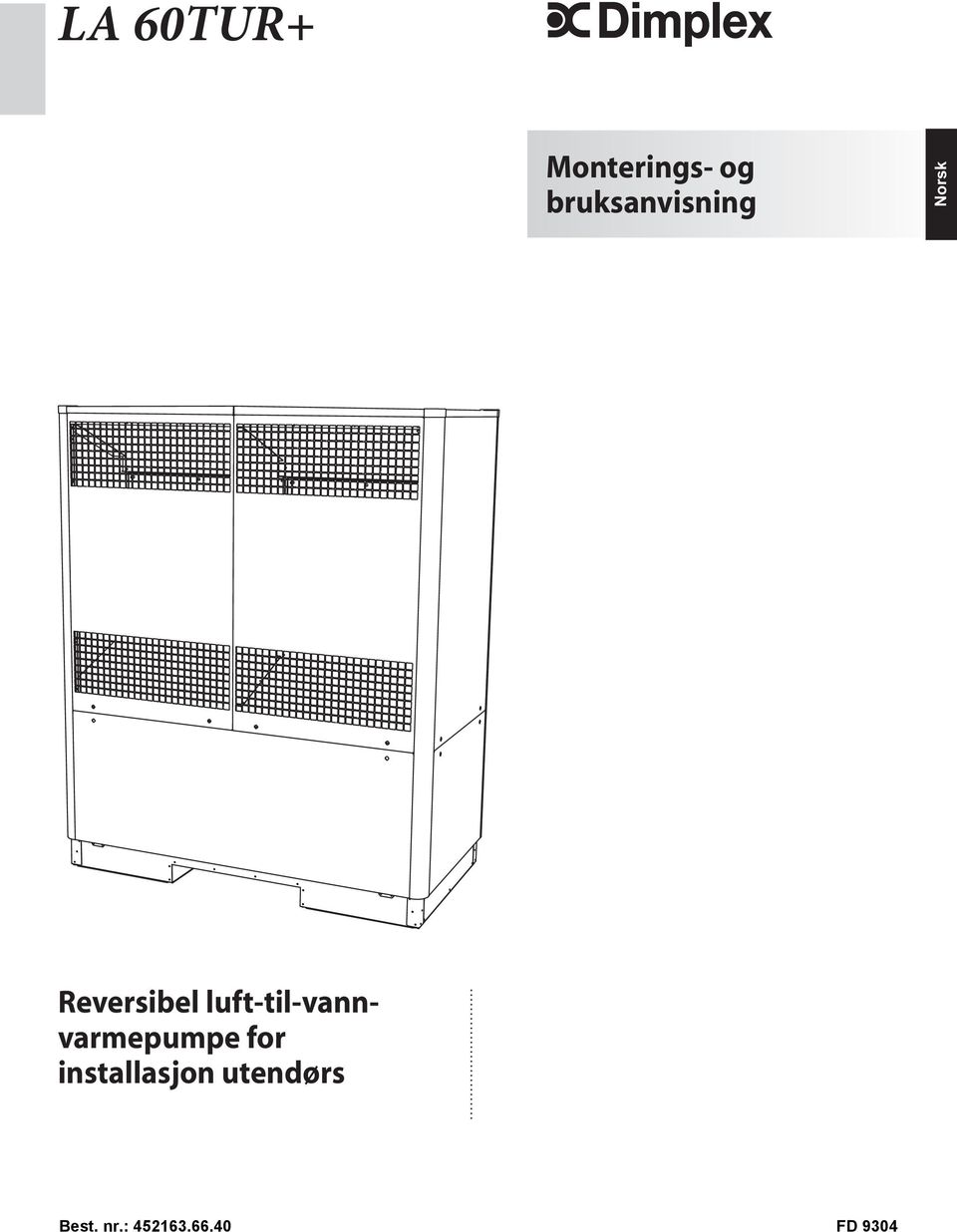 luft-til-vannvarmepumpe for