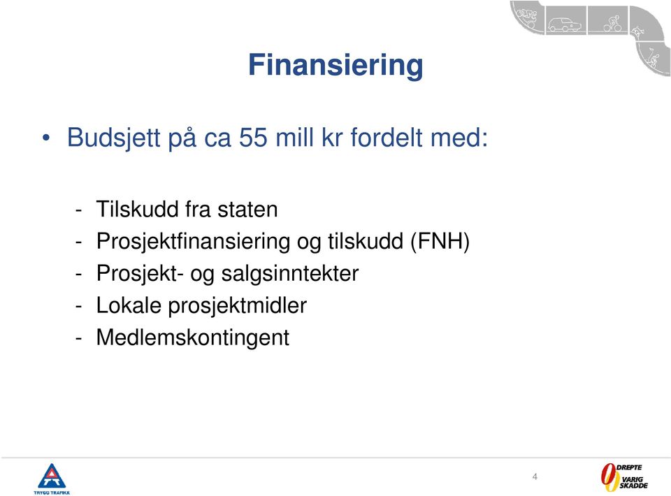 Prosjektfinansiering og tilskudd (FNH) -