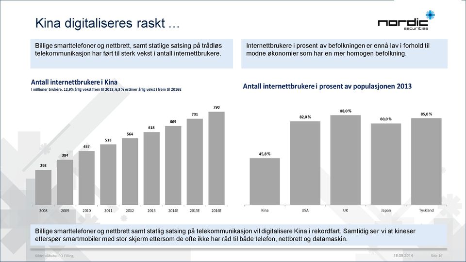 Billige smarttelefoner og nettbrett samt statlig satsing på telekommunikasjon vil digitalisere Kina i rekordfart.