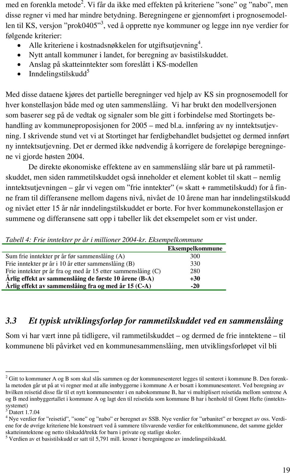 utgiftsutjevning 4. Nytt antall kommuner i landet, for beregning av basistilskuddet.