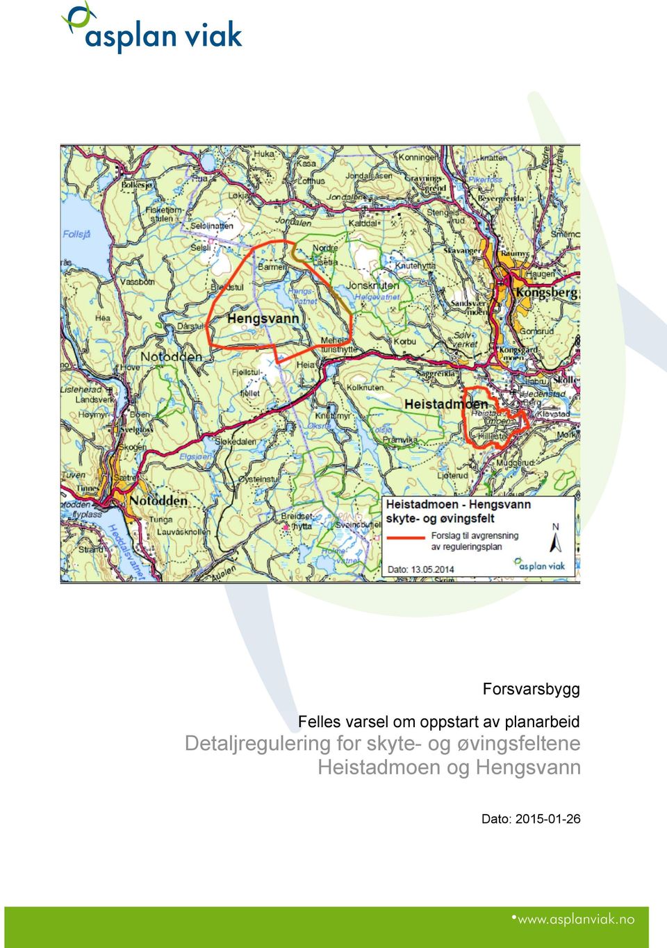 Detaljregulering for skyte- og