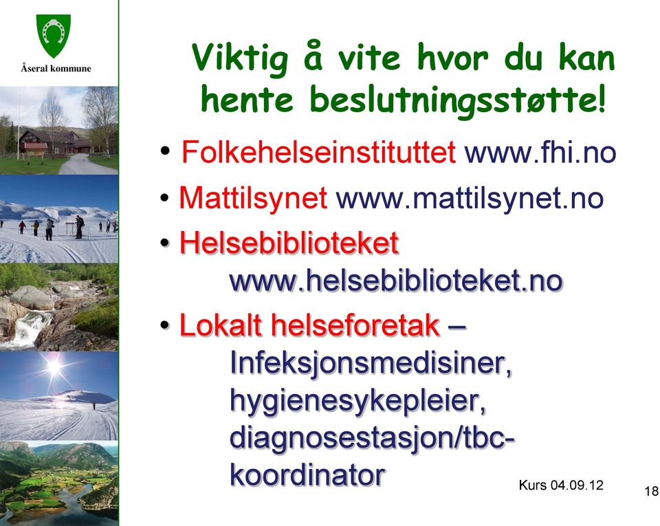 no Helsebiblioteket www.helsebiblioteket.