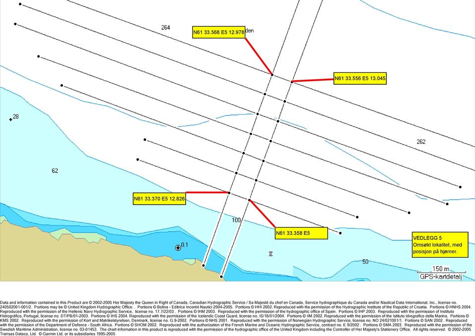 Reproduced with the permission of the Hydrographic Institute of the Republic of Croatia. Portions HNHS 2004. Reproduced with the permission of the Hellenic Navy Hydrographic Service, license no. 17.