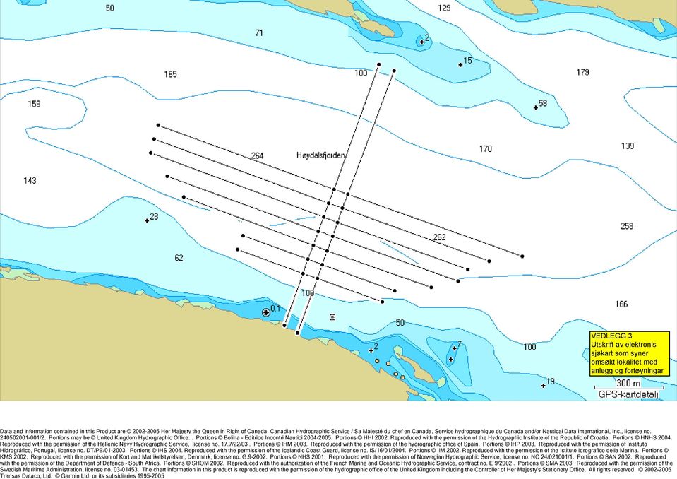 Reproduced with the permission of the Hydrographic Institute of the Republic of Croatia. Portions HNHS 2004. Reproduced with the permission of the Hellenic Navy Hydrographic Service, license no. 17.