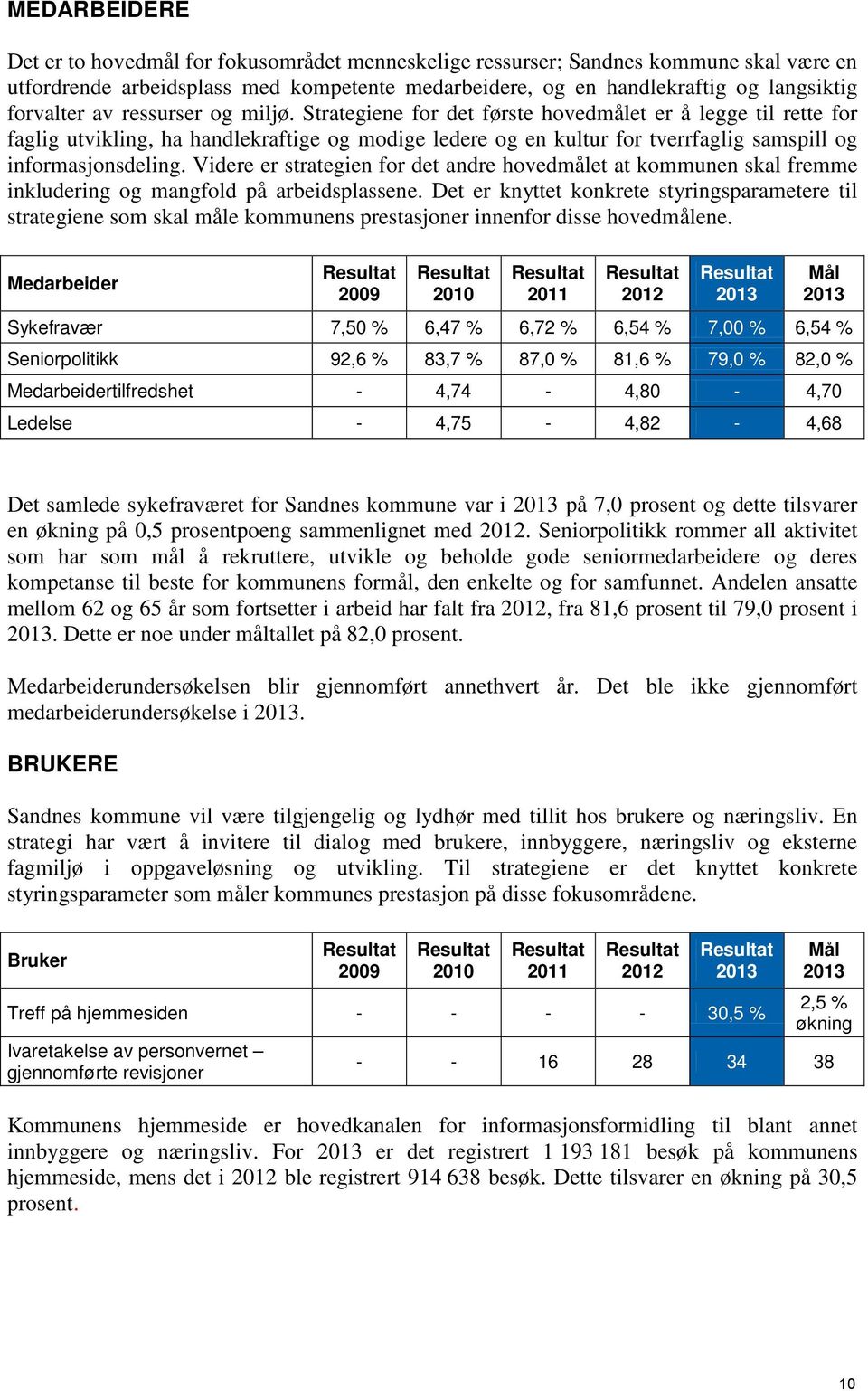 Videre er strategien for det andre hovedmålet at kommunen skal fremme inkludering og mangfold på arbeidsplassene.