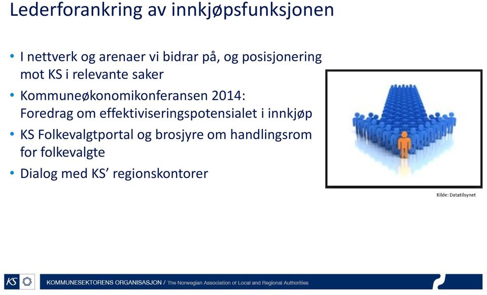 2014: Foredrag om effektiviseringspotensialet i innkjøp KS
