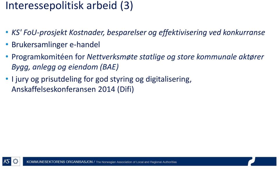 Nettverksmøte statlige og store kommunale aktører Bygg, anlegg og eiendom (BAE)