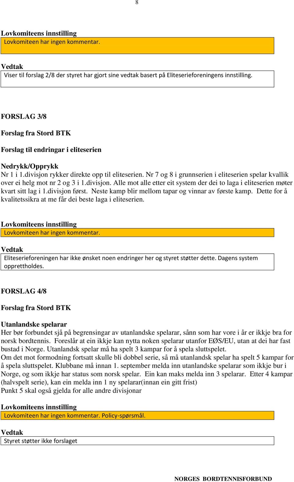 Nr 7 og 8 i grunnserien i eliteserien spelar kvallik over ei helg mot nr 2 og 3 i 1.divisjon. Alle mot alle etter eit system der dei to laga i eliteserien møter kvart sitt lag i 1.divisjon først.