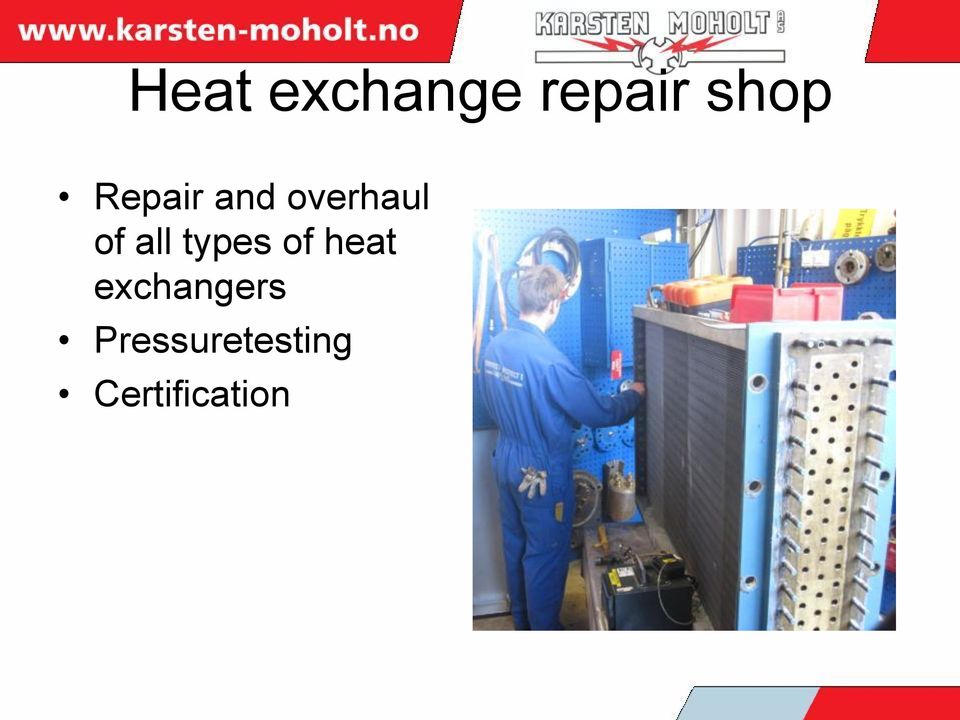 types of heat exchangers