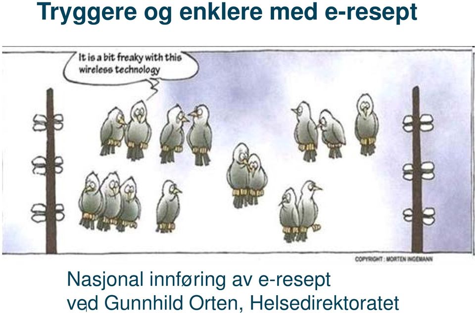 innføring av e-resept ved