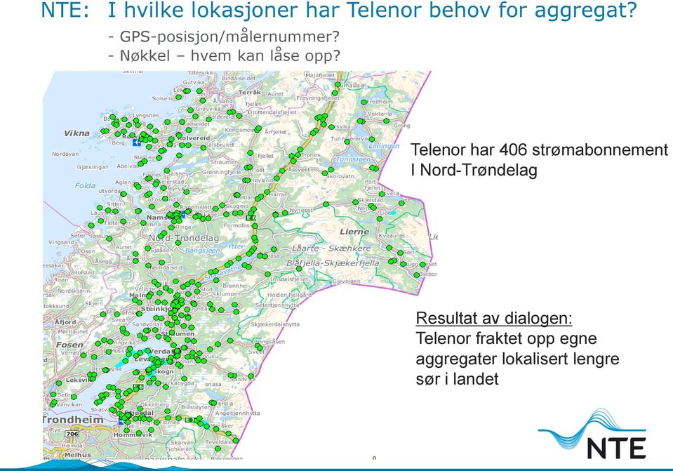 Telenor har 406 strømabonnement I Nord-Trøndelag Resultat av