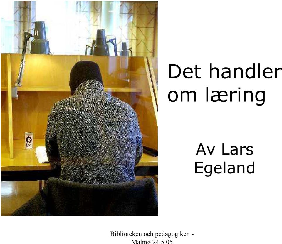 om læring