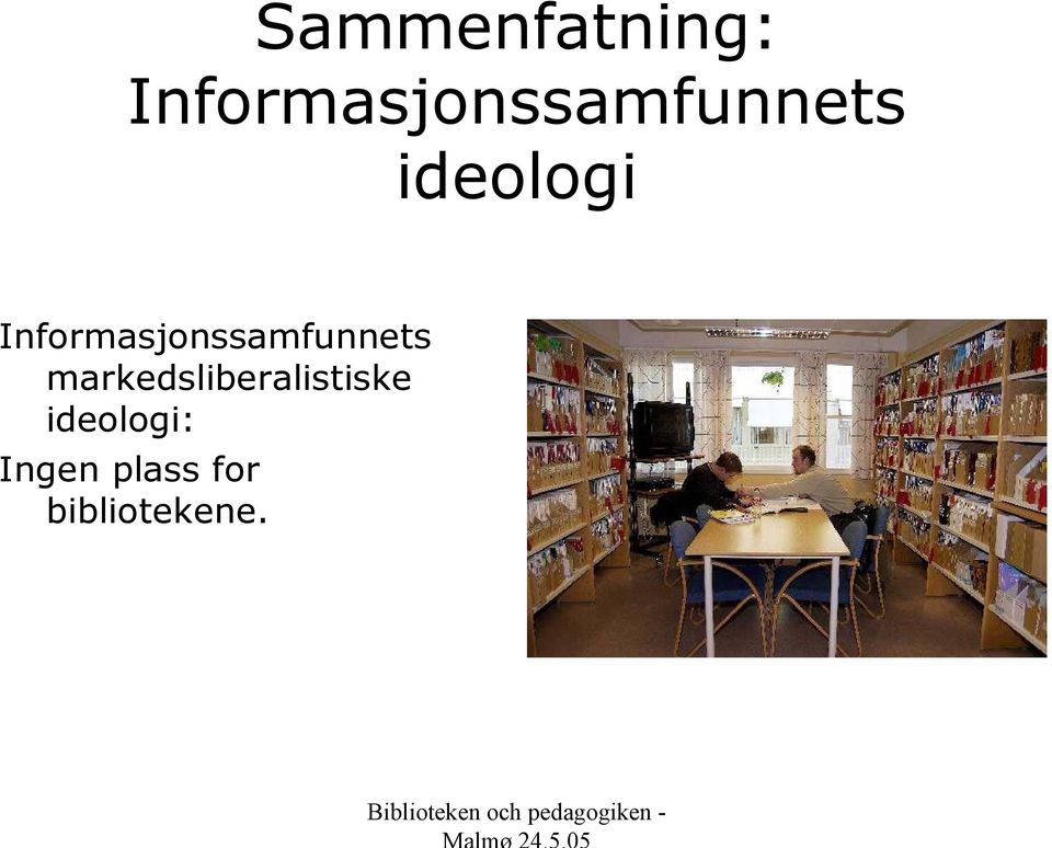 Informasjonssamfunnets