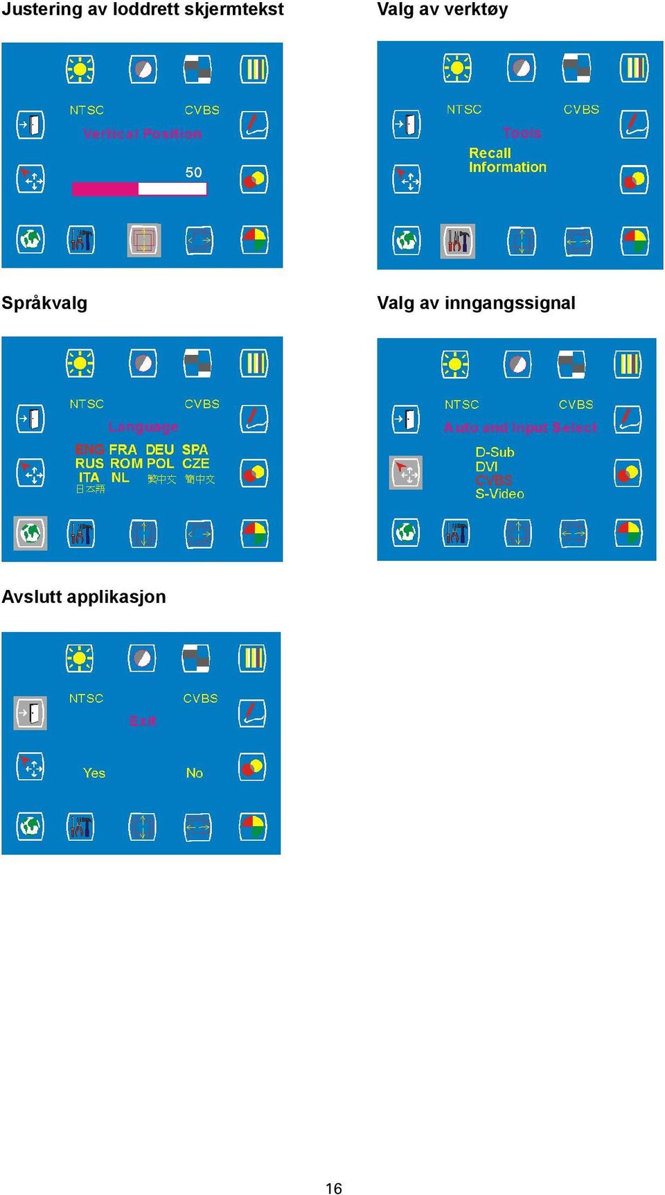 verktøy Språkvalg Valg av