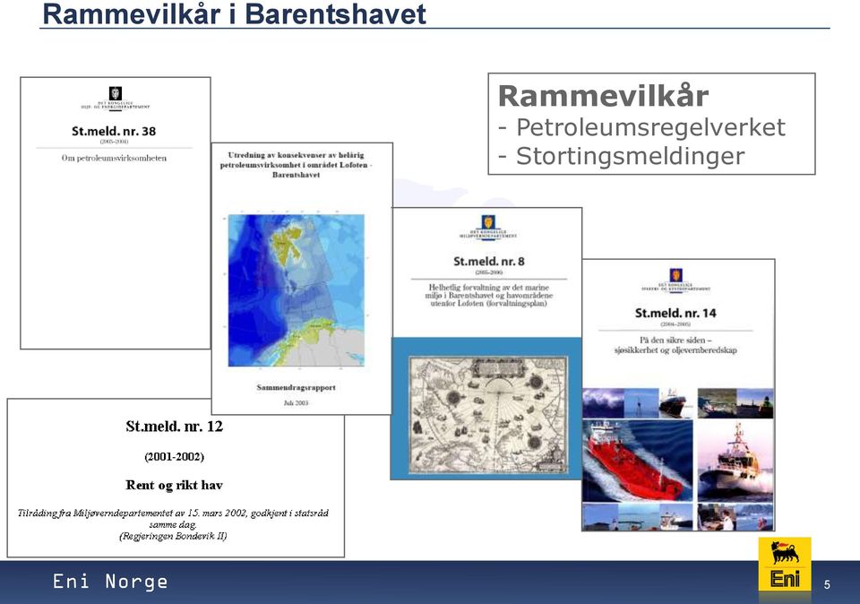 Rammevilkår -