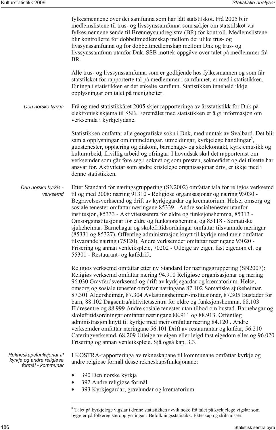 Medlemslistene blir kontrollerte for dobbeltmedlemskap mellom dei ulike trus- og livssynssamfunna og for dobbeltmedlemskap mellom Dnk og trus- og livssynssamfunn utanfor Dnk.