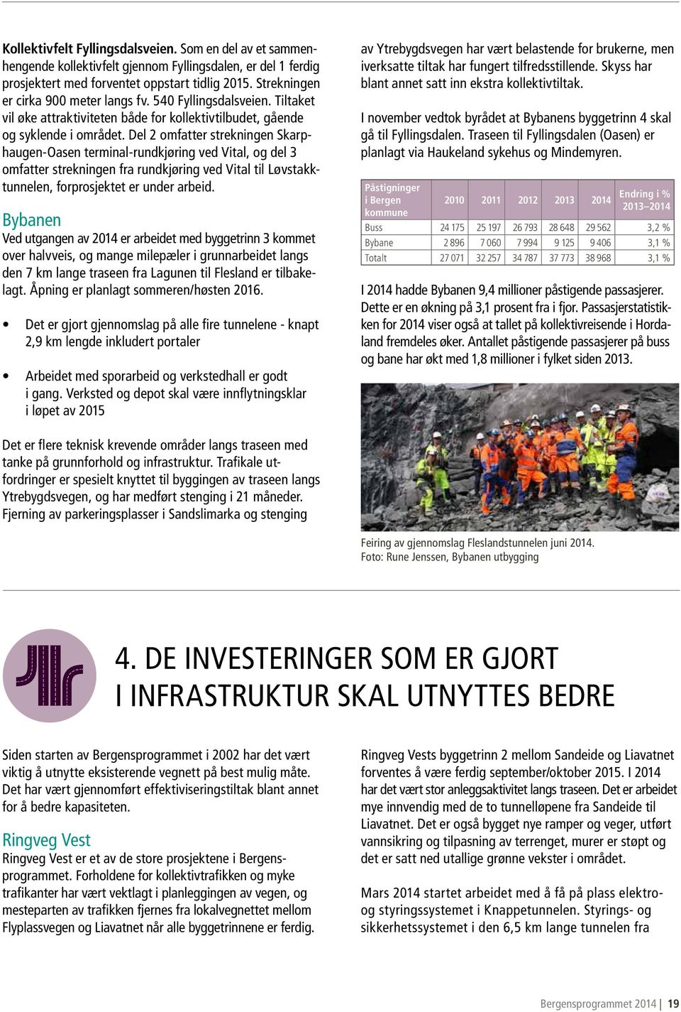 Del 2 omfatter strekningen Skarphaugen-Oasen terminal-rundkjøring ved Vital, og del 3 omfatter strekningen fra rundkjøring ved Vital til Løvstakktunnelen, forprosjektet er under arbeid.