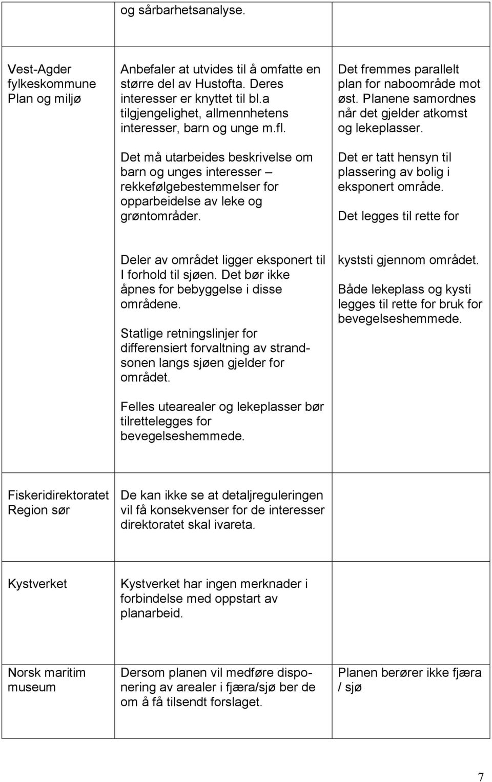 Det fremmes parallelt plan for naboområde mot øst. Planene samordnes når det gjelder atkomst og lekeplasser. Det er tatt hensyn til plassering av bolig i eksponert område.