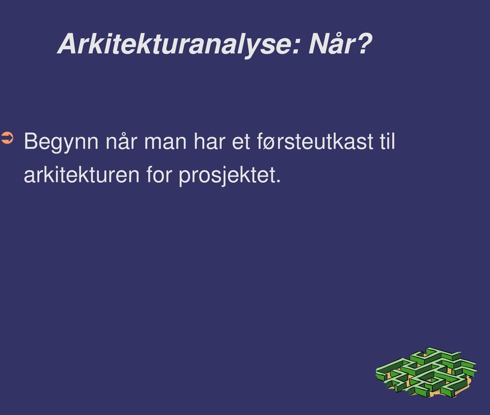 førsteutkast til