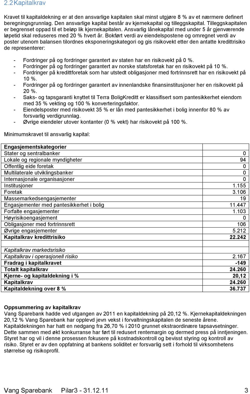 Ansvarlig lånekapital med under 5 år gjenværende løpetid skal reduseres med 20 % hvert år.