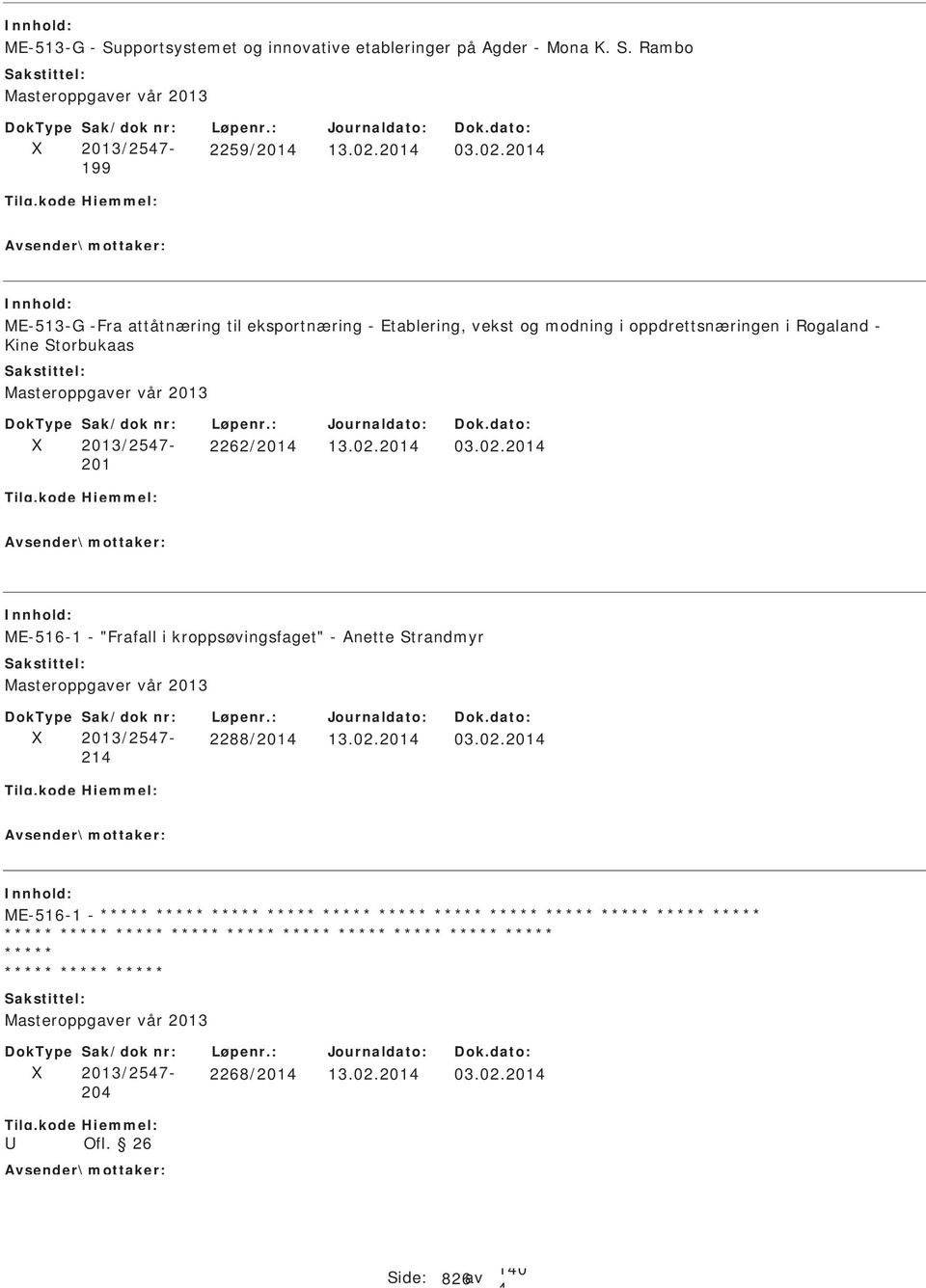 ak/dok nr: 2013/257-201 Løpenr.: 2262/201 13.02.