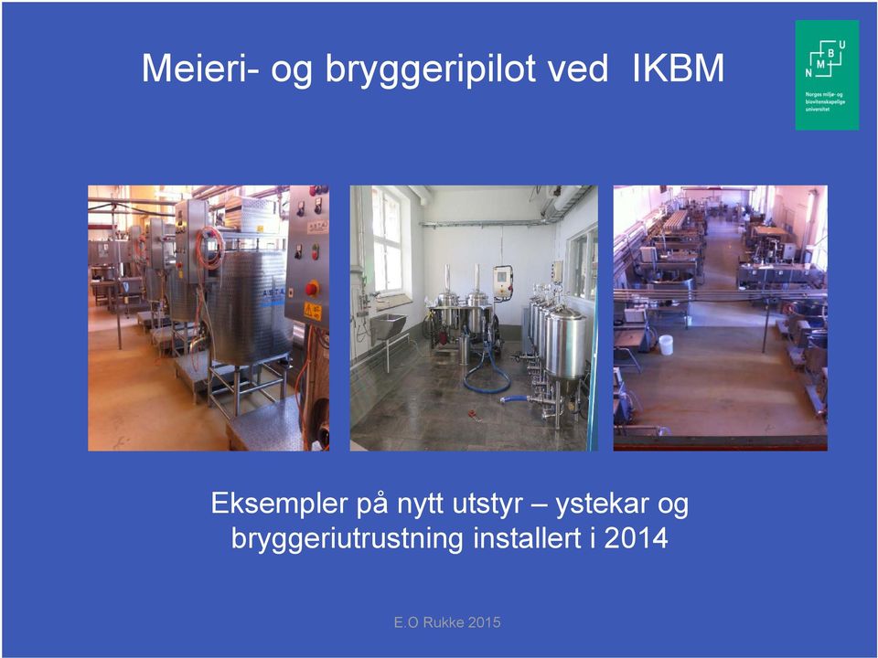 ystekar og bryggeriutrustning