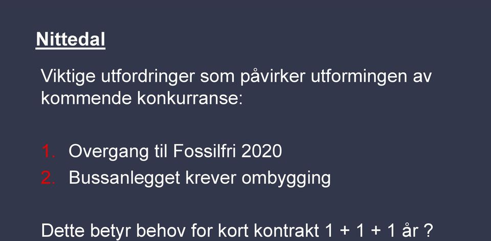 Overgang til Fossilfri 2020 2.