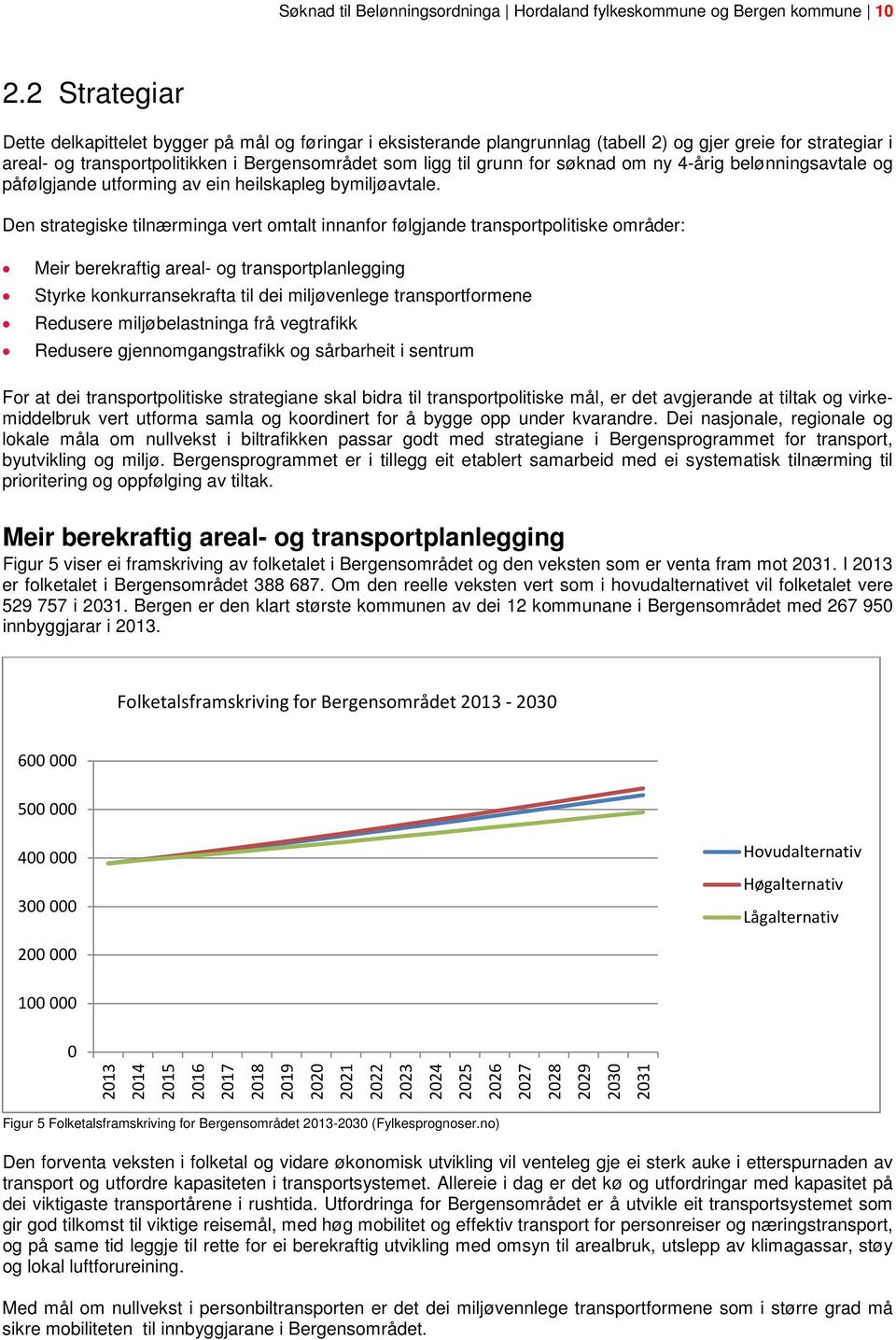 søknad om ny 4-årig belønningsavtale og påfølgjande utforming av ein heilskapleg bymiljøavtale.