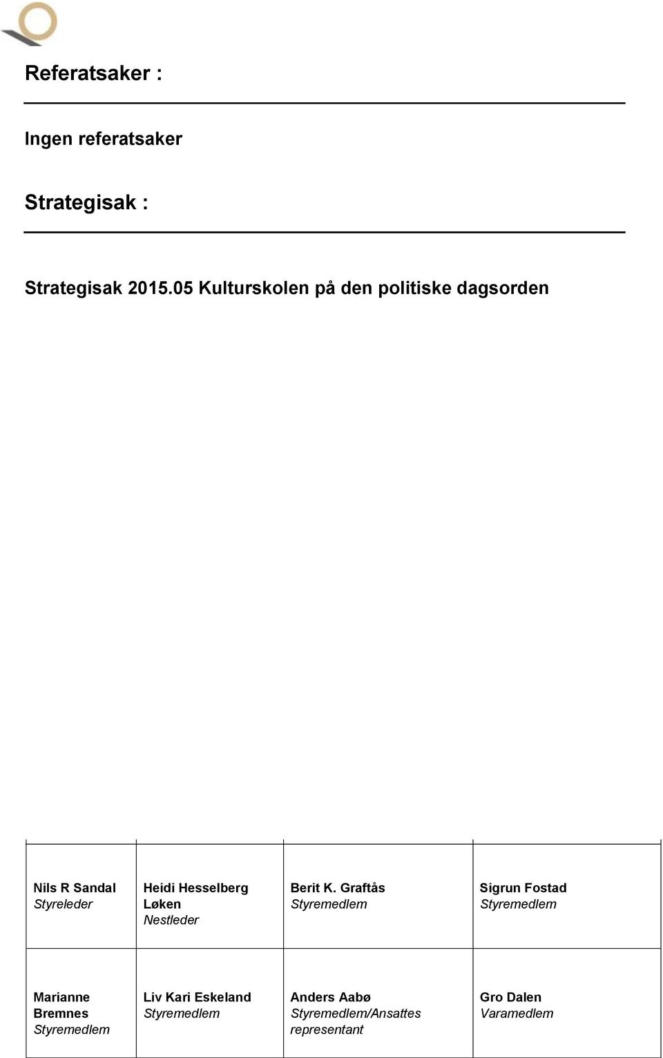 Løken Nestleder Berit K.