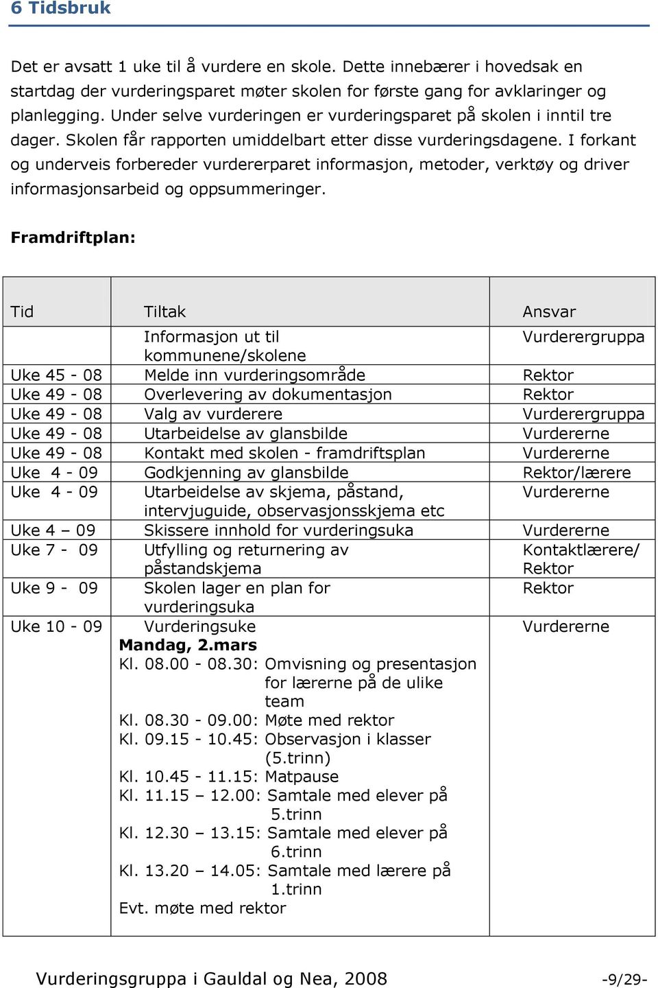 I forkant og underveis forbereder vurdererparet informasjon, metoder, verktøy og driver informasjonsarbeid og oppsummeringer.